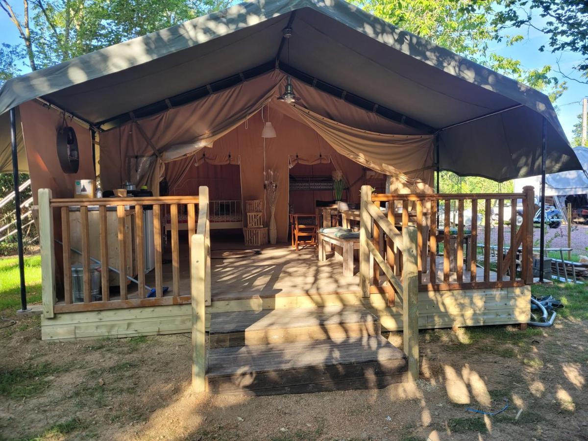Tente Lodge Safari Saint-Martin-des-Besaces Ngoại thất bức ảnh